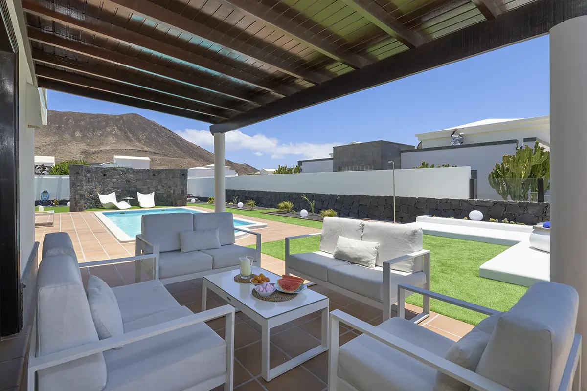 Möblierte Terrasse in Villa Alisios 43 Hipoclub