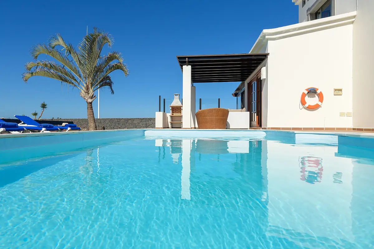 Safety float in the pool at Hipoclub Villa Aguamarina 1