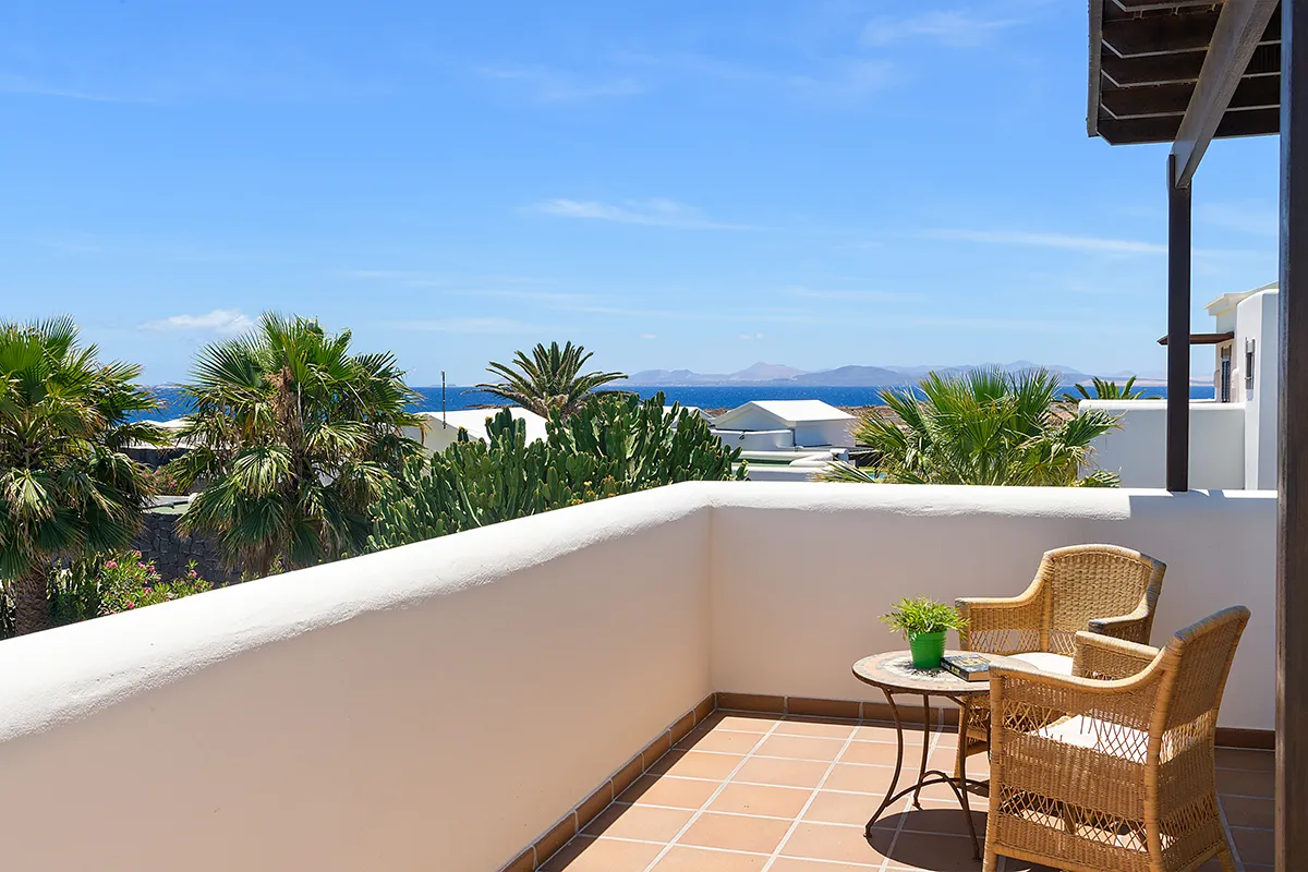 Freier Ausblick von der oberen Terrasse in Hipoclub Villa Aguamarina 10