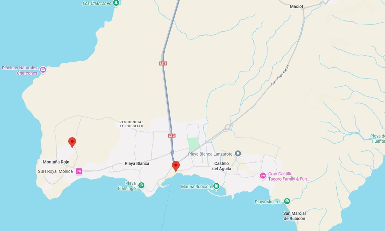 Destino Playa Blanca Sur de Lanzarote Villas Hipoclub