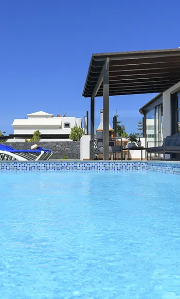 Pool der Villa Aguamarina 25 Pool der Hipoclub Villa Aguamarina 25