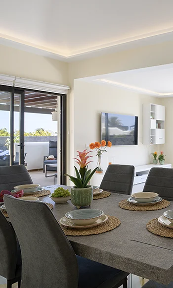 Dining area of Hipoclub Villa Faro Park